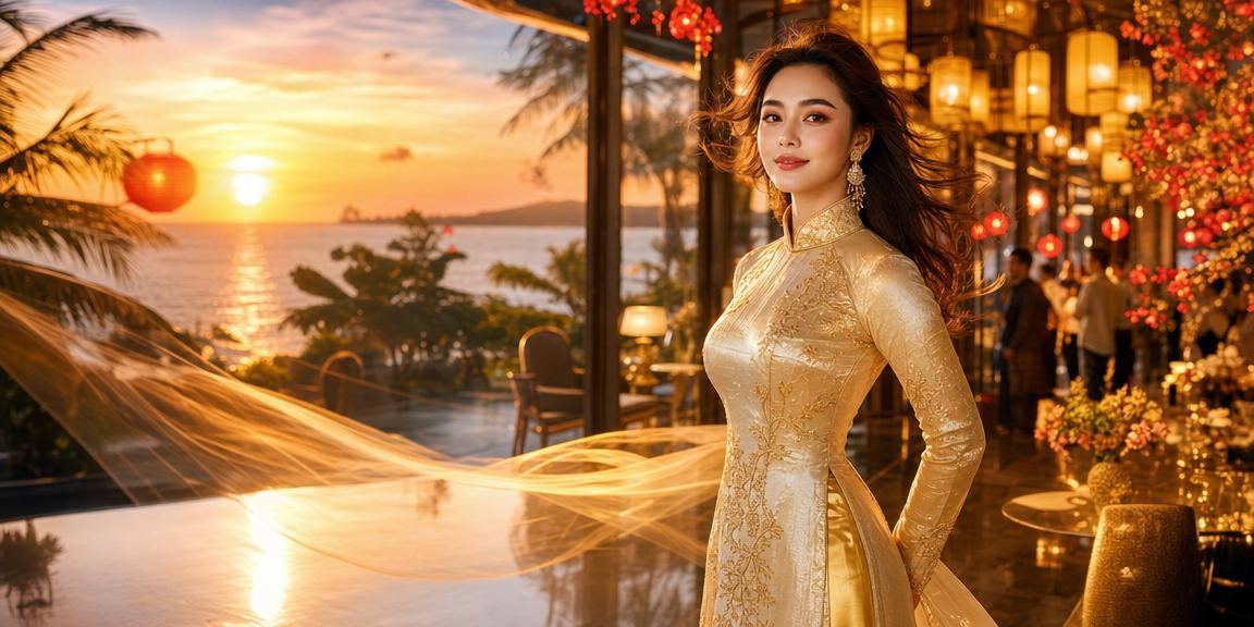 Người chơi card game tại Sài Gòn trong trang phục áo dài